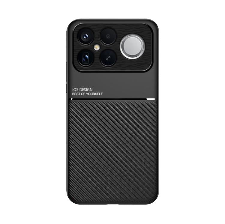 For Redmi K90 Pro Max / Xiaomi Poco F8 Ultra 5G Classic Tilt Strip Grain Magnetic PC Hybrid TPU Phone Case