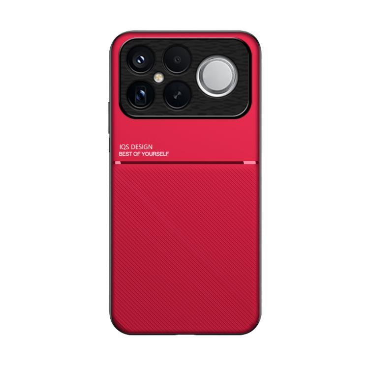 For Redmi K90 Pro Max / Xiaomi Poco F8 Ultra 5G Classic Tilt Strip Grain Magnetic PC Hybrid TPU Phone Case