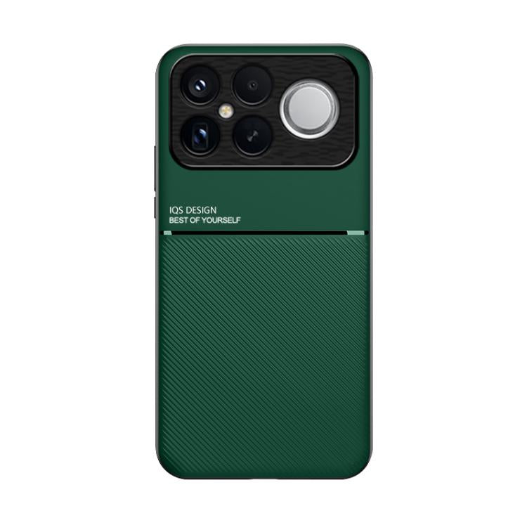 For Redmi K90 Pro Max / Xiaomi Poco F8 Ultra 5G Classic Tilt Strip Grain Magnetic PC Hybrid TPU Phone Case