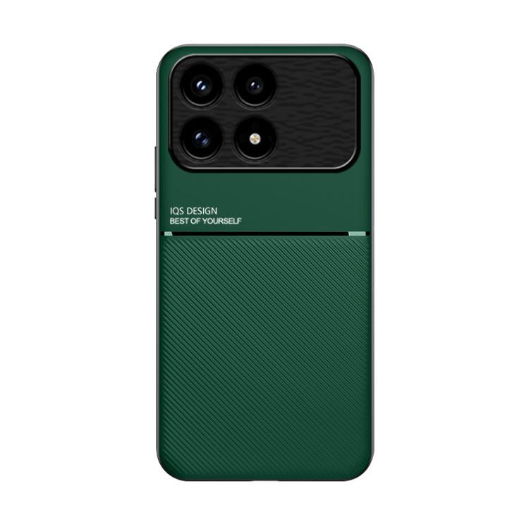 For Redmi K90 / Xiaomi Poco F8 Pro 5G Classic Tilt Strip Grain Magnetic PC Hybrid TPU Phone Case