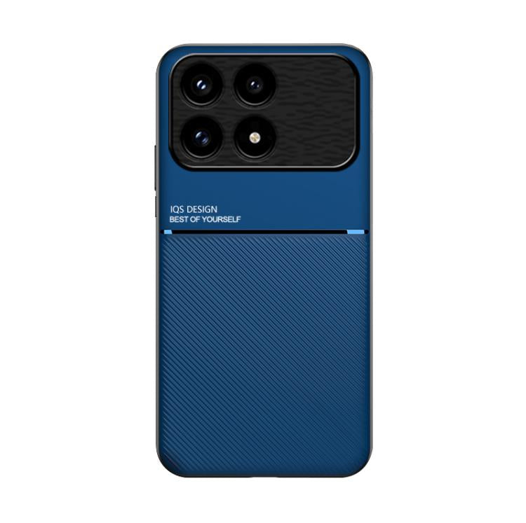 For Redmi K90 / Xiaomi Poco F8 Pro 5G Classic Tilt Strip Grain Magnetic PC Hybrid TPU Phone Case