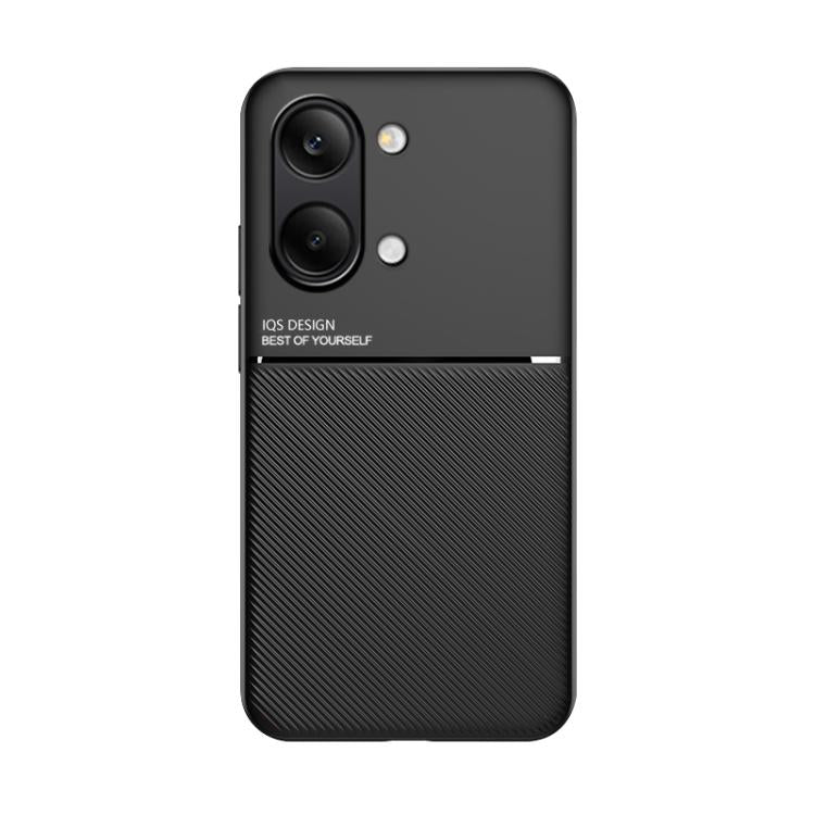 For Redmi Turbo 5 Max 5G / Poco X8 Pro Max 5G Classic Tilt Strip Grain Magnetic PC Hybrid TPU Phone Case