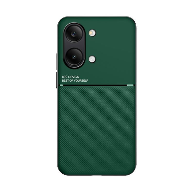 For Redmi Turbo 5 Max 5G / Poco X8 Pro Max 5G Classic Tilt Strip Grain Magnetic PC Hybrid TPU Phone Case
