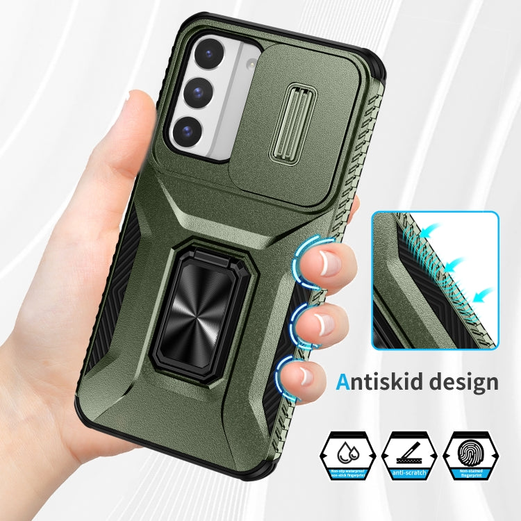 For Samsung Galaxy S22 5G Sliding Camshield Holder Phone Case