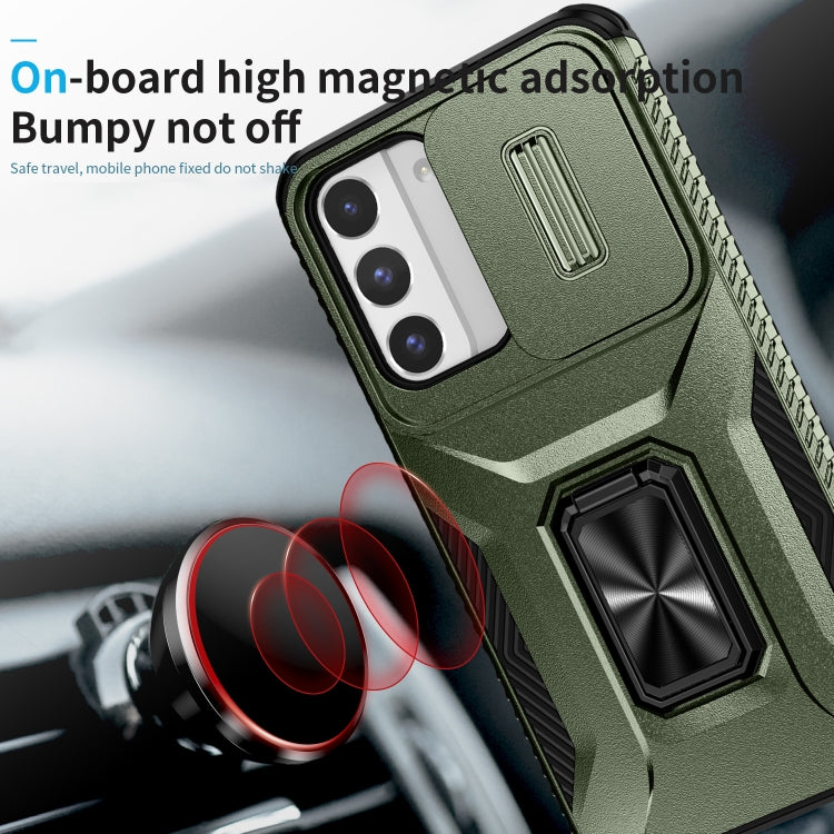 For Samsung Galaxy S22 5G Sliding Camshield Holder Phone Case