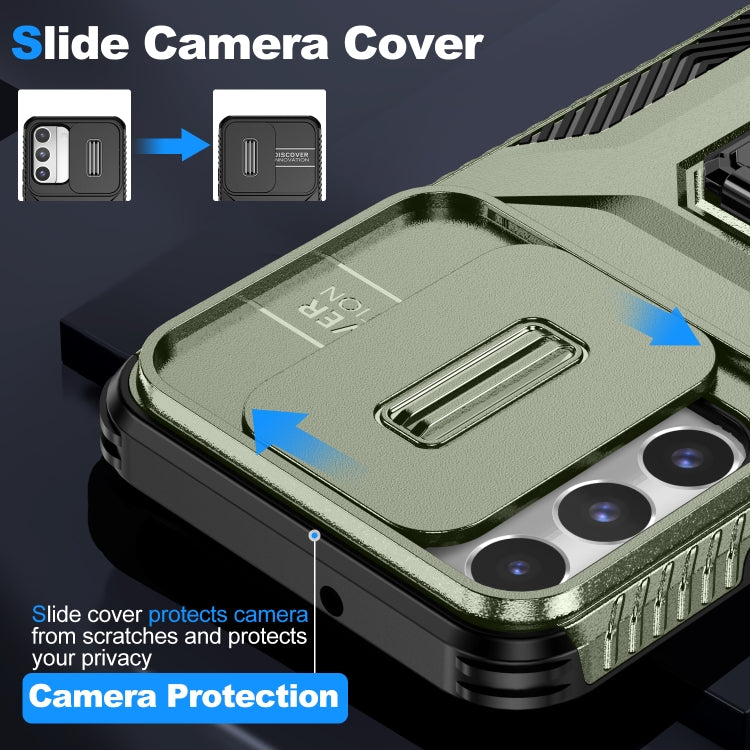 For Samsung Galaxy S22 5G Sliding Camshield Holder Phone Case