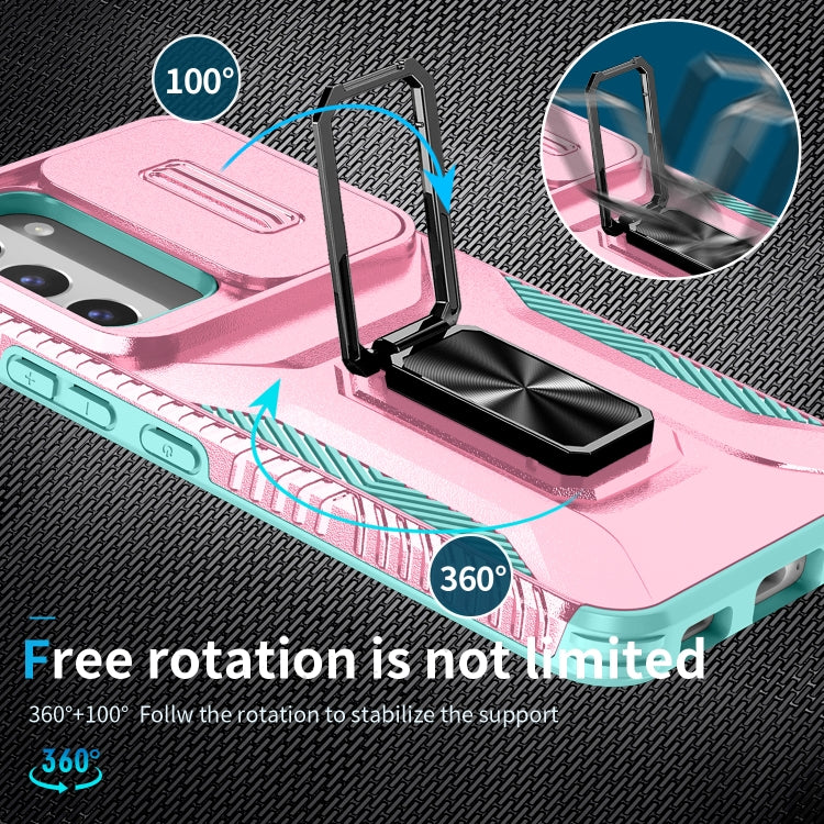 For Samsung Galaxy S22 5G Sliding Camshield Holder Phone Case