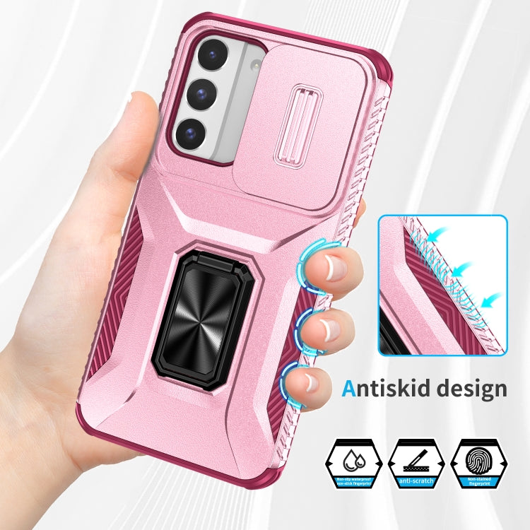 For Samsung Galaxy S22 5G Sliding Camshield Holder Phone Case