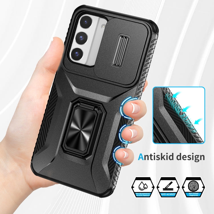 For Samsung Galaxy S22 5G Sliding Camshield Holder Phone Case