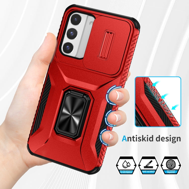 For Samsung Galaxy S22 5G Sliding Camshield Holder Phone Case