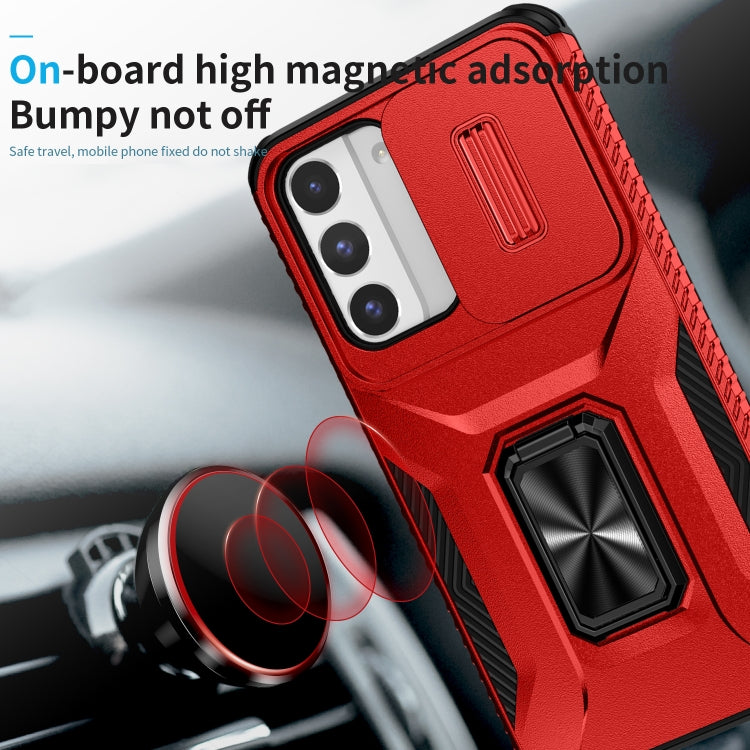 For Samsung Galaxy S22 5G Sliding Camshield Holder Phone Case