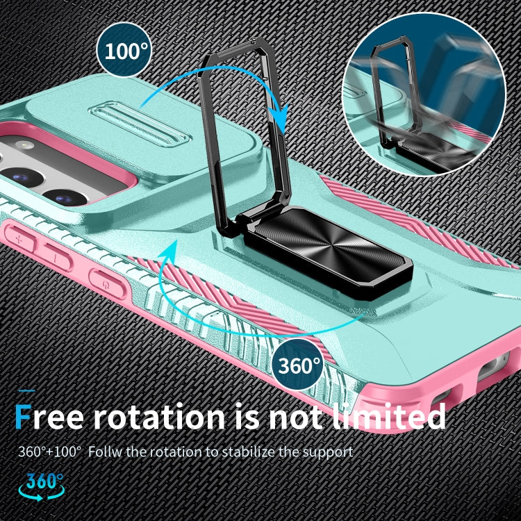 For Samsung Galaxy S22 5G Sliding Camshield Holder Phone Case