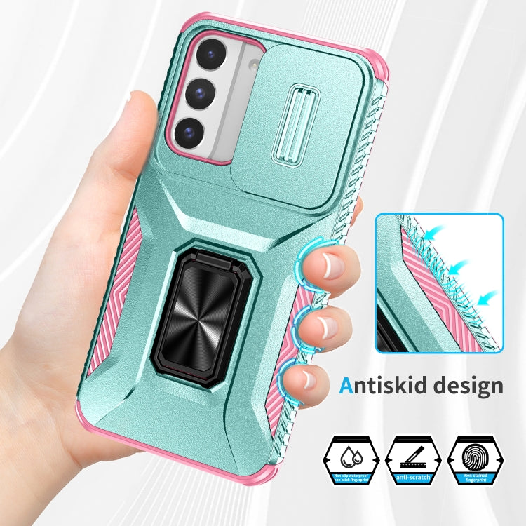 For Samsung Galaxy S22 5G Sliding Camshield Holder Phone Case
