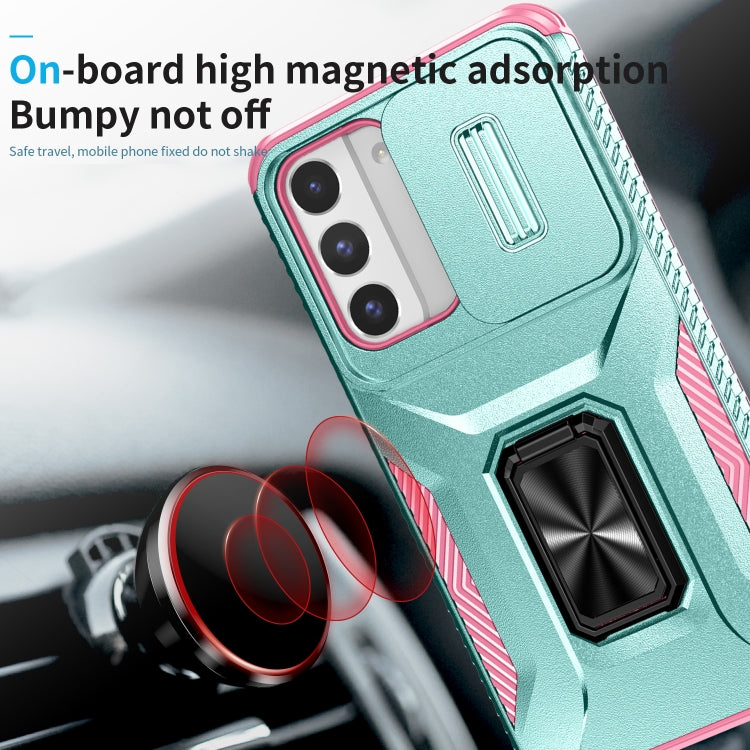 For Samsung Galaxy S22 5G Sliding Camshield Holder Phone Case
