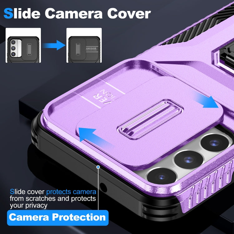 For Samsung Galaxy S22 5G Sliding Camshield Holder Phone Case