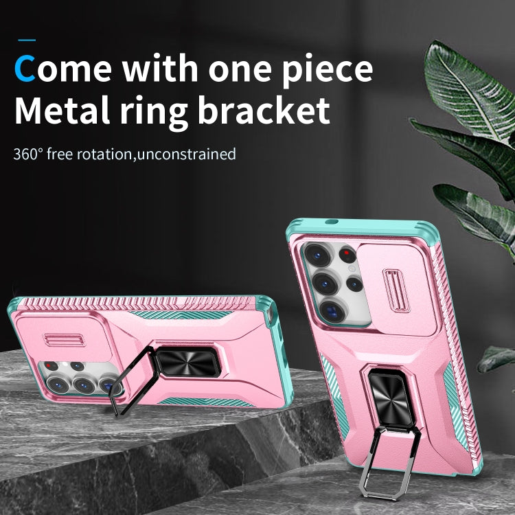 For Samsung Galaxy S25 Ultra 5G Sliding Camshield Holder Phone Case