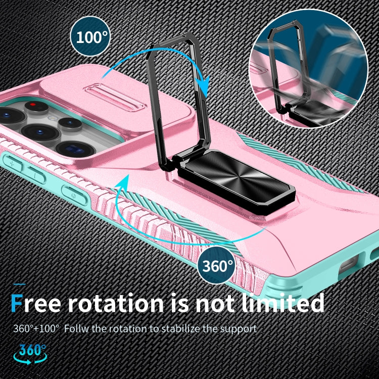 For Samsung Galaxy S25 Ultra 5G Sliding Camshield Holder Phone Case