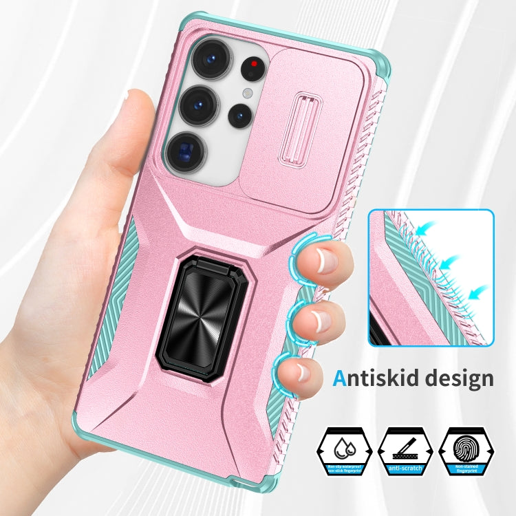 For Samsung Galaxy S25 Ultra 5G Sliding Camshield Holder Phone Case