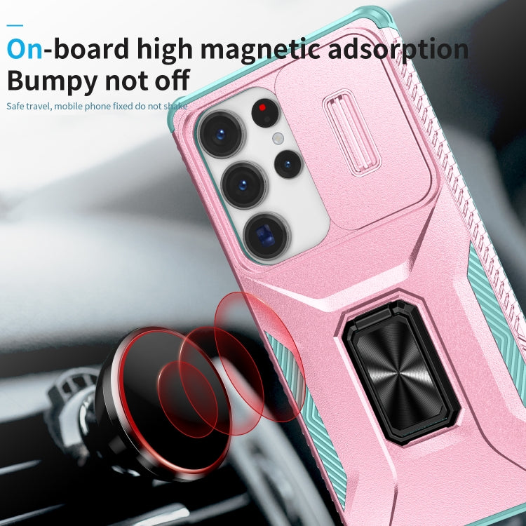 For Samsung Galaxy S25 Ultra 5G Sliding Camshield Holder Phone Case