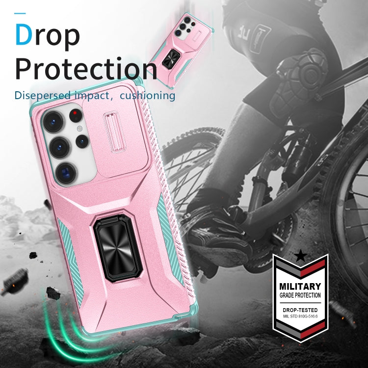 For Samsung Galaxy S25 Ultra 5G Sliding Camshield Holder Phone Case