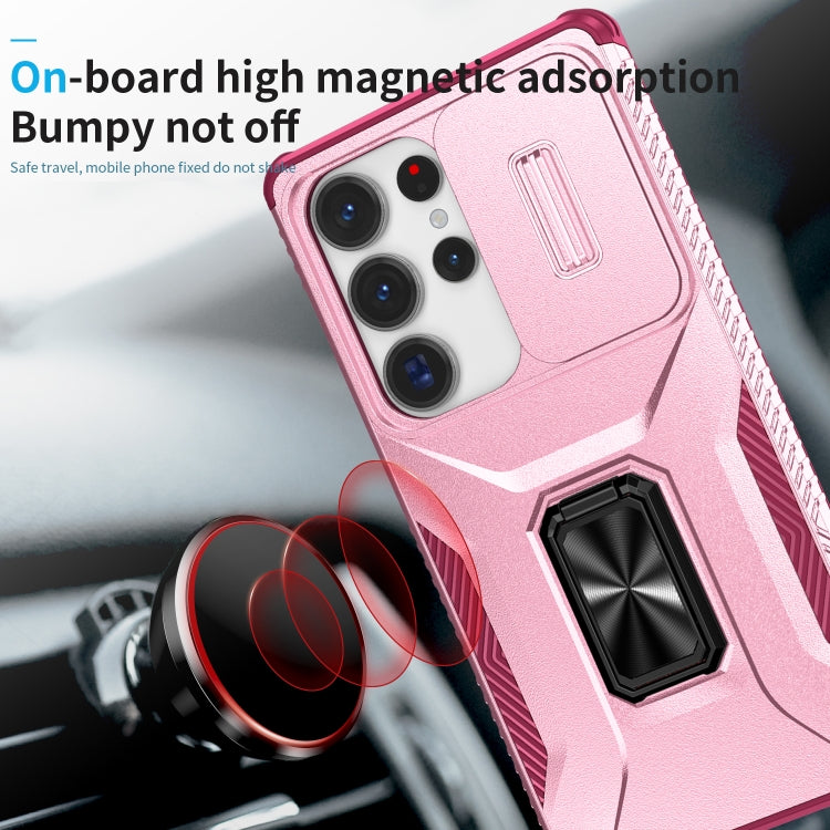 For Samsung Galaxy S25 Ultra 5G Sliding Camshield Holder Phone Case