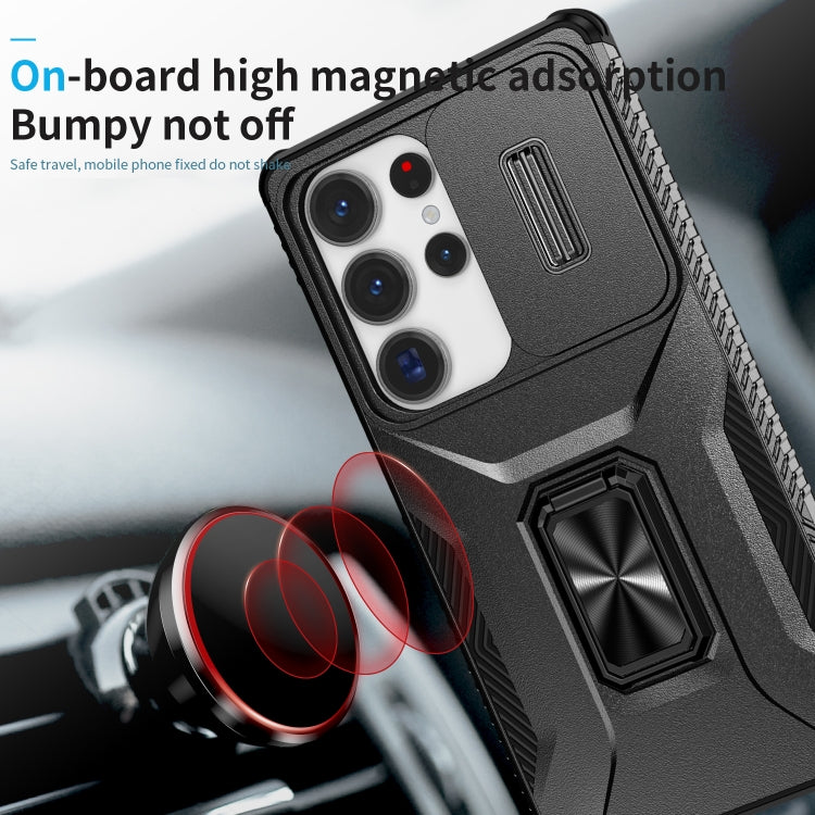 For Samsung Galaxy S25 Ultra 5G Sliding Camshield Holder Phone Case