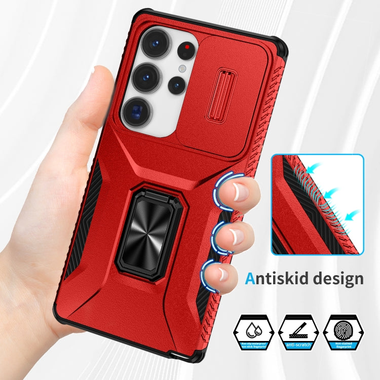 For Samsung Galaxy S25 Ultra 5G Sliding Camshield Holder Phone Case
