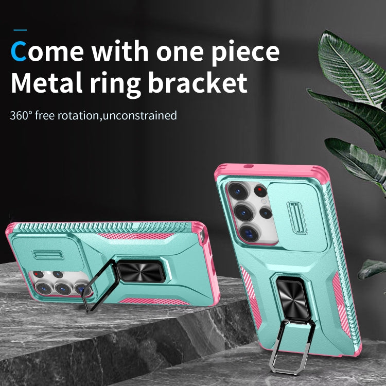 For Samsung Galaxy S25 Ultra 5G Sliding Camshield Holder Phone Case