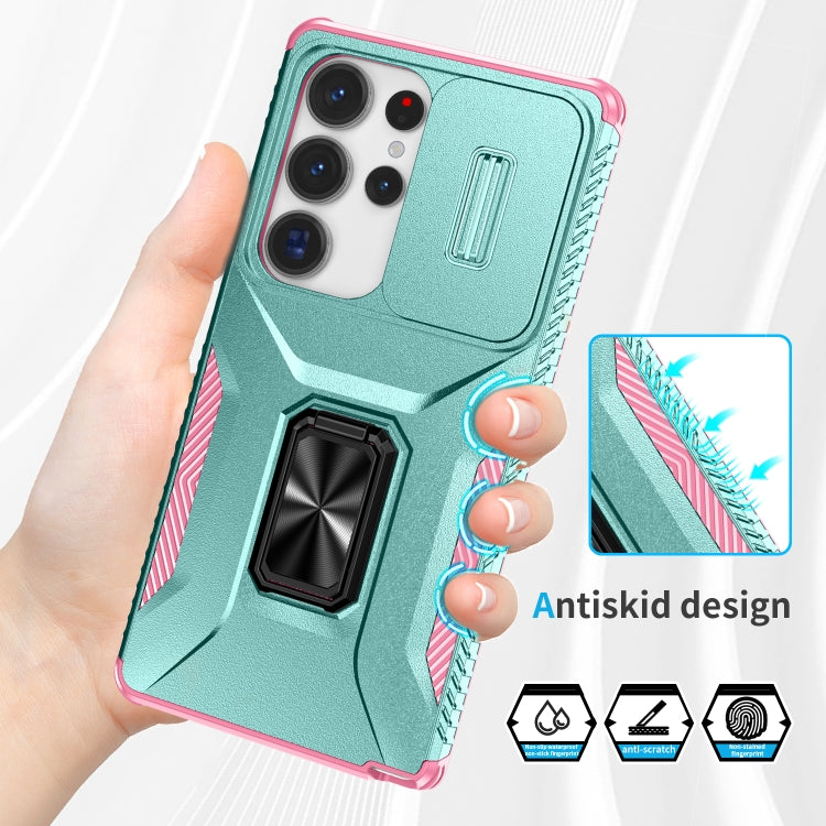 For Samsung Galaxy S25 Ultra 5G Sliding Camshield Holder Phone Case