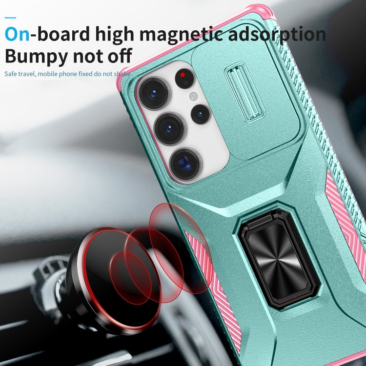 For Samsung Galaxy S25 Ultra 5G Sliding Camshield Holder Phone Case