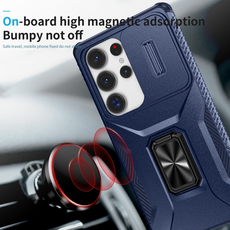 For Samsung Galaxy S25 Ultra 5G Sliding Camshield Holder Phone Case
