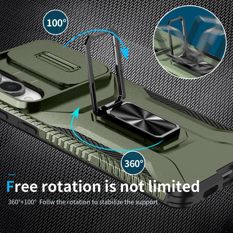 For Samsung Galaxy S25 Edge 5G Sliding Camshield Holder Phone Case