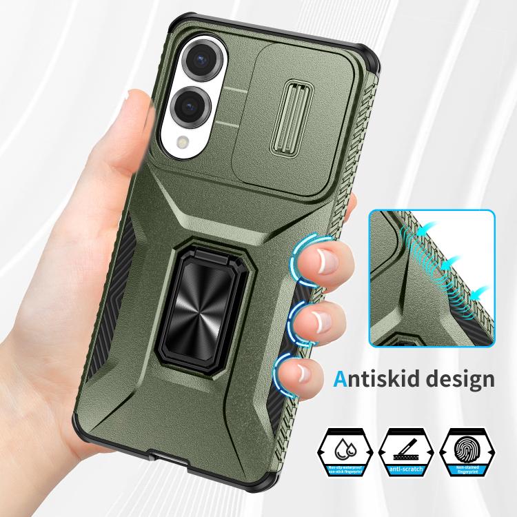 For Samsung Galaxy S25 Edge 5G Sliding Camshield Holder Phone Case