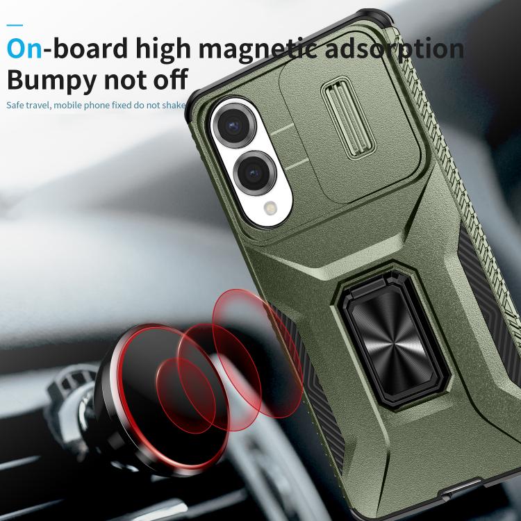 For Samsung Galaxy S25 Edge 5G Sliding Camshield Holder Phone Case