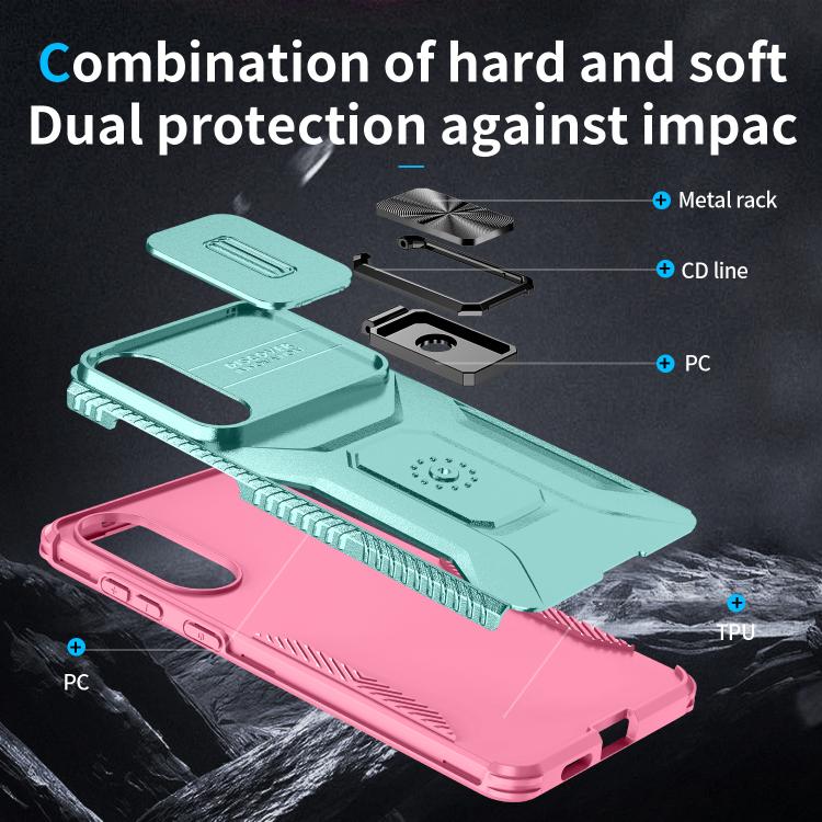 For Samsung Galaxy S25 Edge 5G Sliding Camshield Holder Phone Case