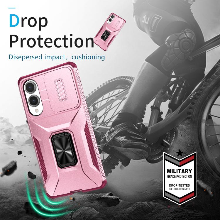 For Samsung Galaxy S25 Edge 5G Sliding Camshield Holder Phone Case