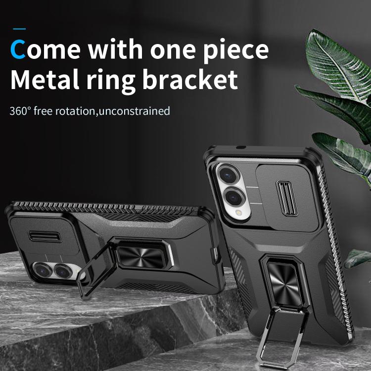 For Samsung Galaxy S25 Edge 5G Sliding Camshield Holder Phone Case