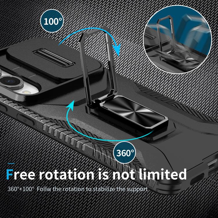 For Samsung Galaxy S25 Edge 5G Sliding Camshield Holder Phone Case