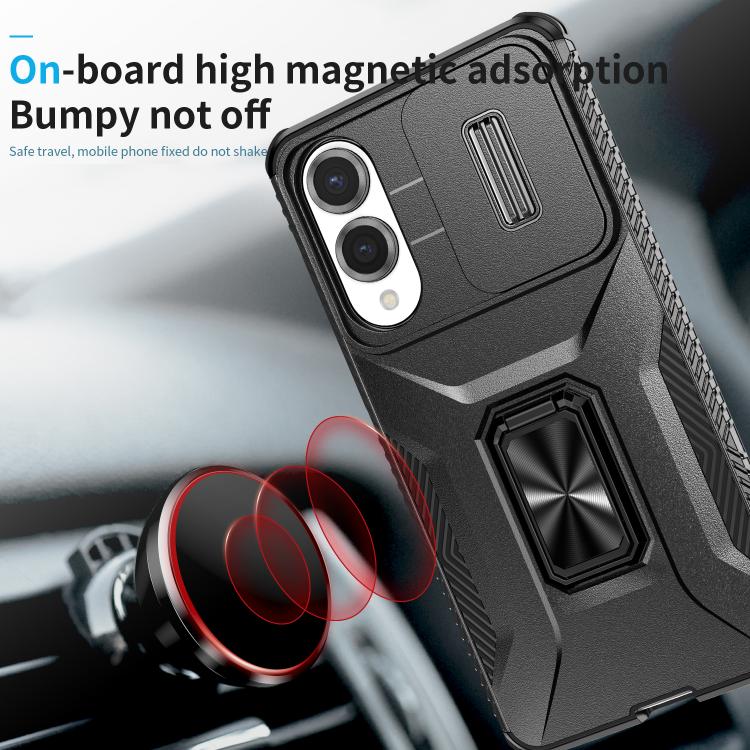 For Samsung Galaxy S25 Edge 5G Sliding Camshield Holder Phone Case