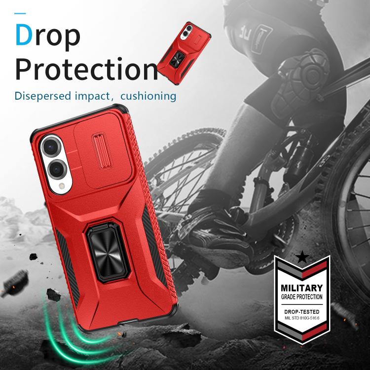 For Samsung Galaxy S25 Edge 5G Sliding Camshield Holder Phone Case