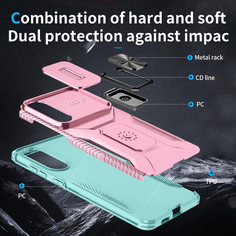 For Samsung Galaxy S25 Edge 5G Sliding Camshield Holder Phone Case