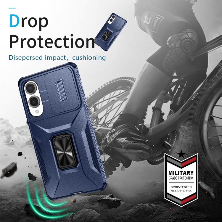 For Samsung Galaxy S25 Edge 5G Sliding Camshield Holder Phone Case