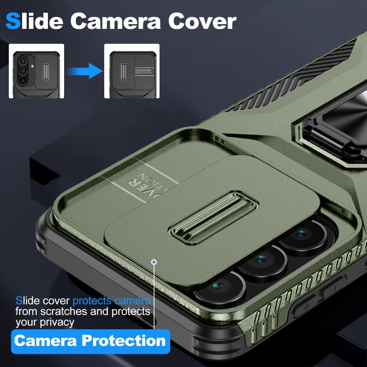 For Samsung Galaxy S26 5G Sliding Camshield Holder Phone Case