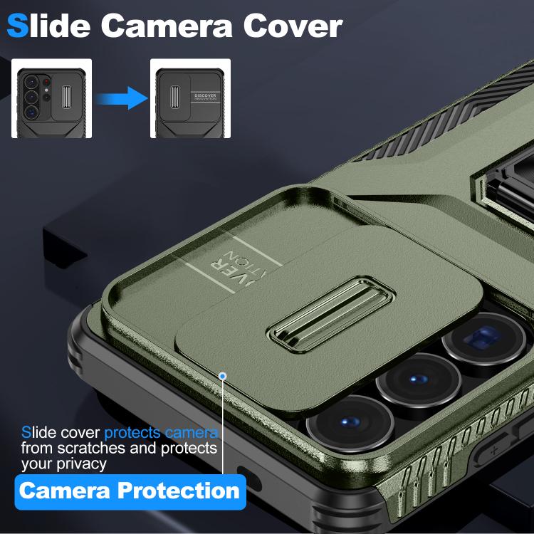 For Samsung Galaxy S26 Ultra 5G Sliding Camshield Holder Phone Case