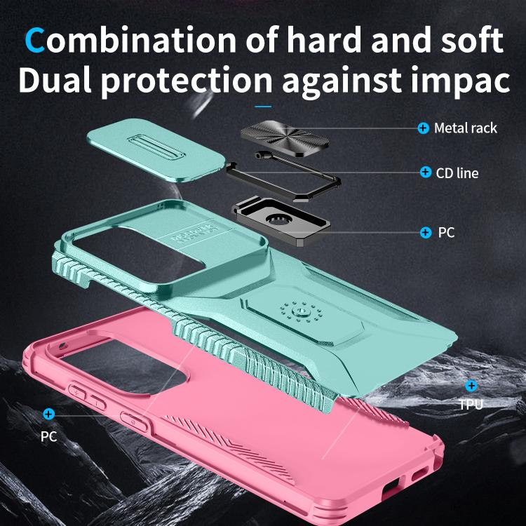 For Samsung Galaxy S26 Ultra 5G Sliding Camshield Holder Phone Case