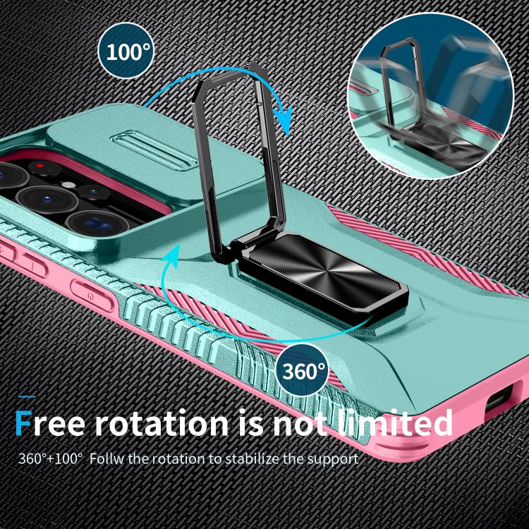 For Samsung Galaxy S26 Ultra 5G Sliding Camshield Holder Phone Case