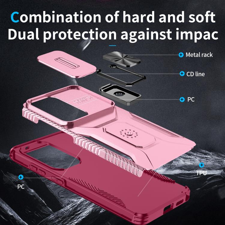 For Samsung Galaxy S26 Ultra 5G Sliding Camshield Holder Phone Case