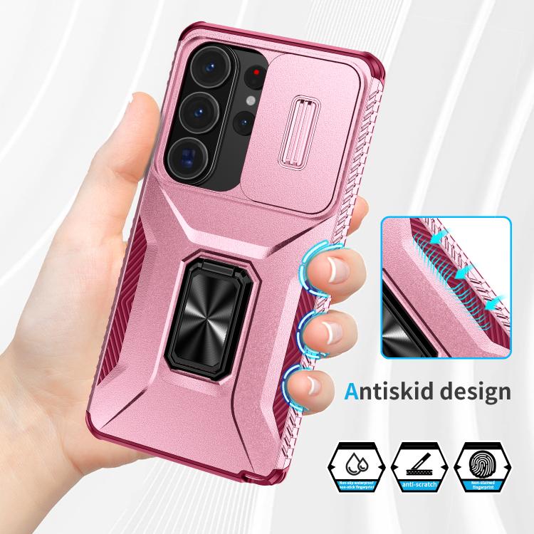 For Samsung Galaxy S26 Ultra 5G Sliding Camshield Holder Phone Case
