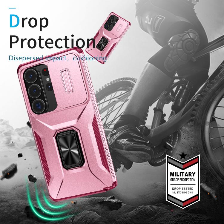 For Samsung Galaxy S26 Ultra 5G Sliding Camshield Holder Phone Case