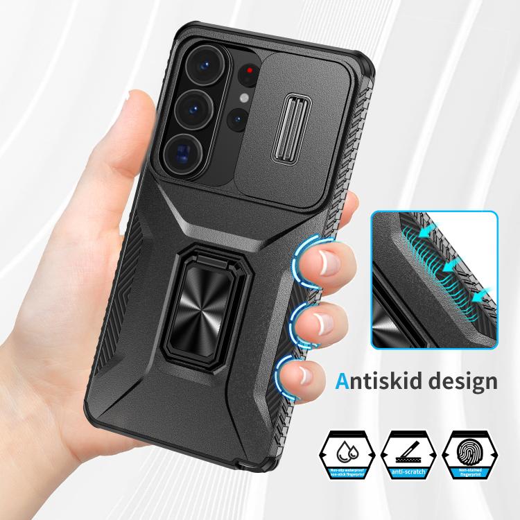 For Samsung Galaxy S26 Ultra 5G Sliding Camshield Holder Phone Case